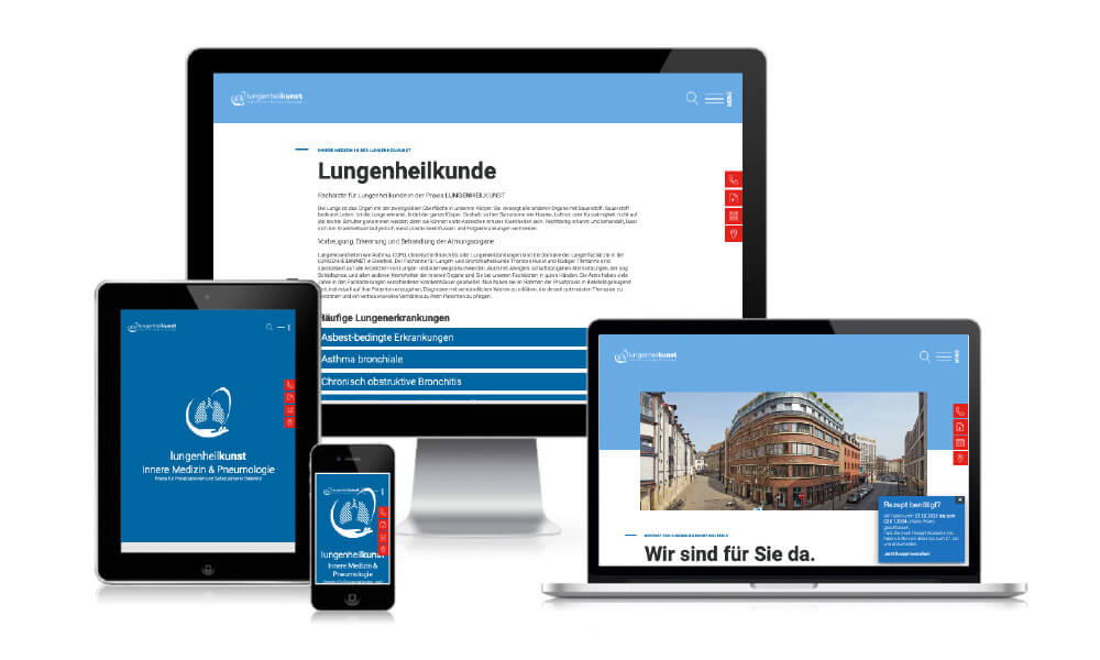 Digitale Anwendungen auf Desktop, Tablet und Smartphone